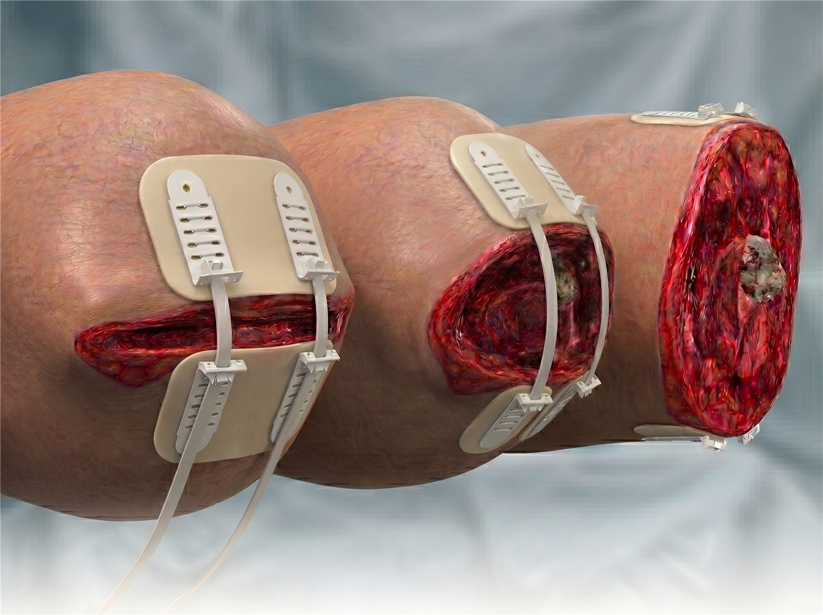 The TopClosure system for closing high-tension wounds